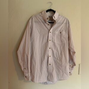 Wrangler mens button down shirt with pattern mens small